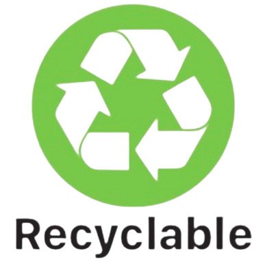Recyclable logo