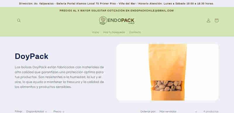 1 Endopack chile