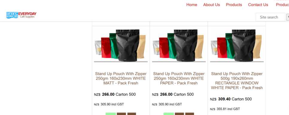 18 Cafe Supplies