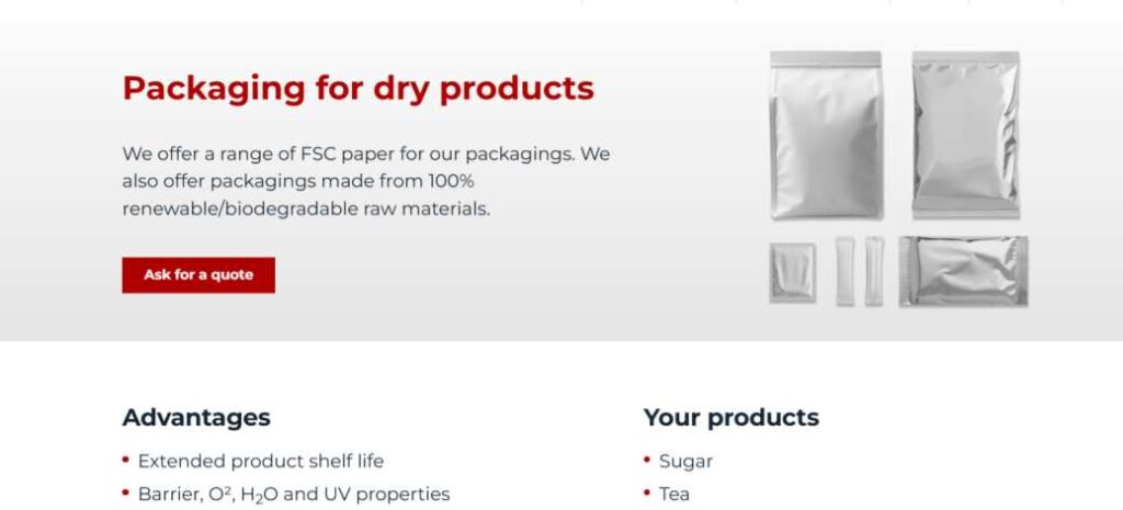 9 VEDREINE PACKAGING Switzerland